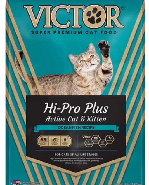 Victor Hi-Pro Plus Active Cat & Kitten Dry Cat Food image 0
