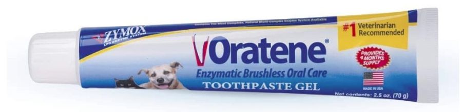 Zymox Oratene Enzymatic Brushless Toothpaste Gel for Dogs and Cats image 0