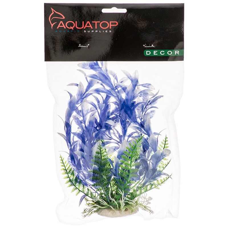 Aquatop Bacopa Aquarium Plant - Blue & White image 0