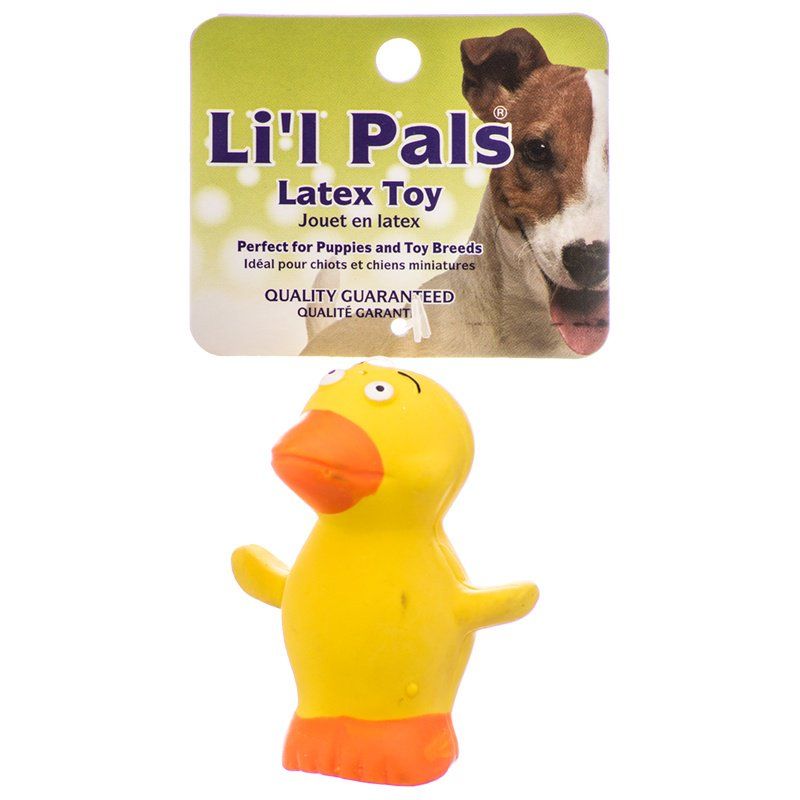 Lil Pals Latex Duck Dog Toy image 0