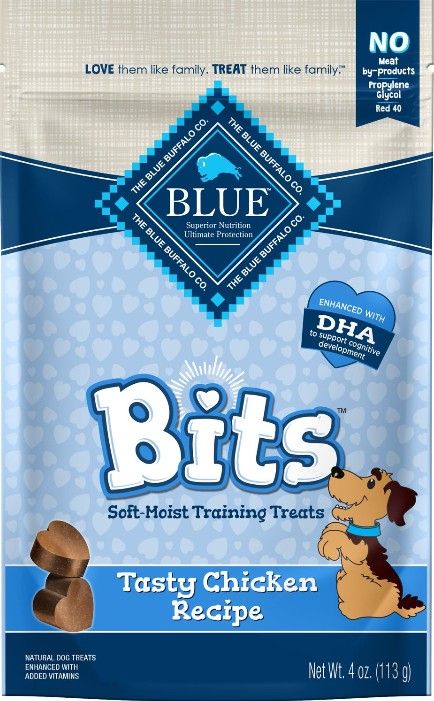 Blue Buffalo Blue Bits Soft-Moist Training Treats - Tasty Chicken Recipe image 0