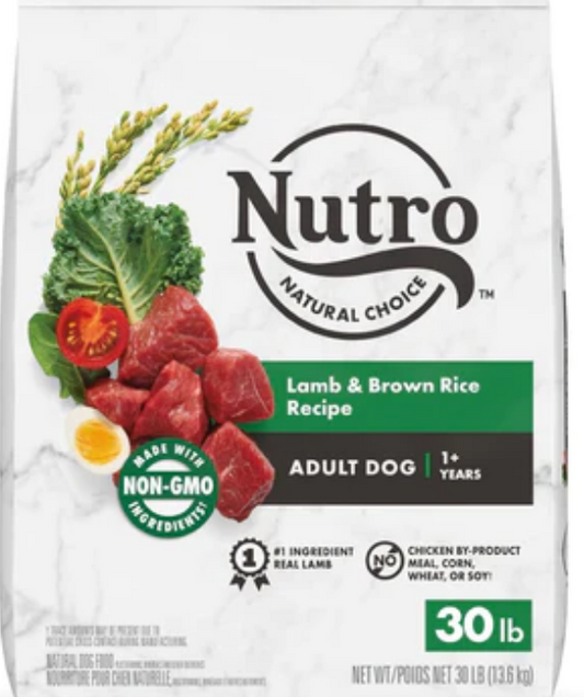 Nutro Natural Choice Adult Lamb & Rice Dry Dog Food image 0