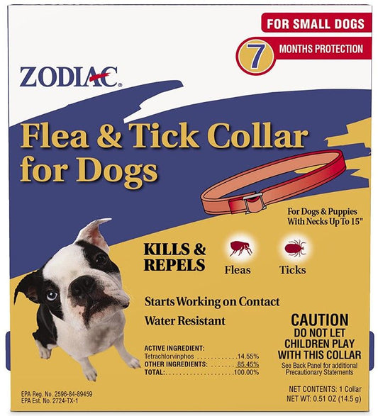 Zodiac Flea & Tick Collar for Small Dogs image 0