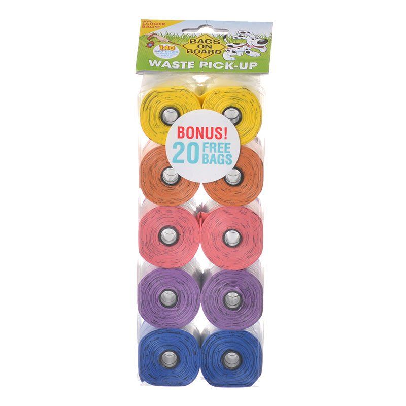 Bags on Board Waste Pick Up Refill Bags - Rainbow image 0