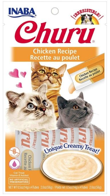 Inaba Churu Chicken Recipe Creamy Cat Treat image 0