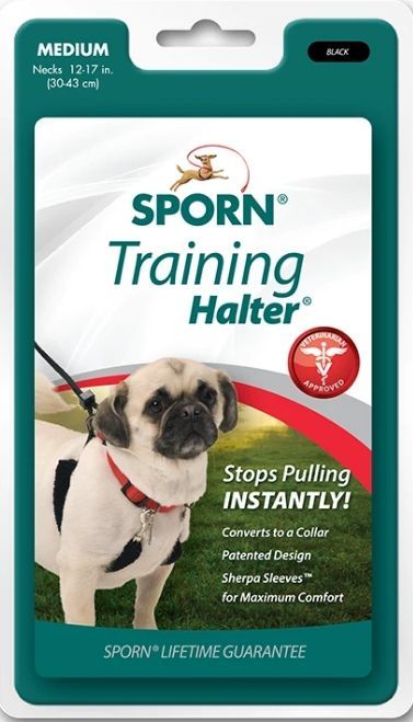 Sporn Original Training Halter for Dogs - Black image 0