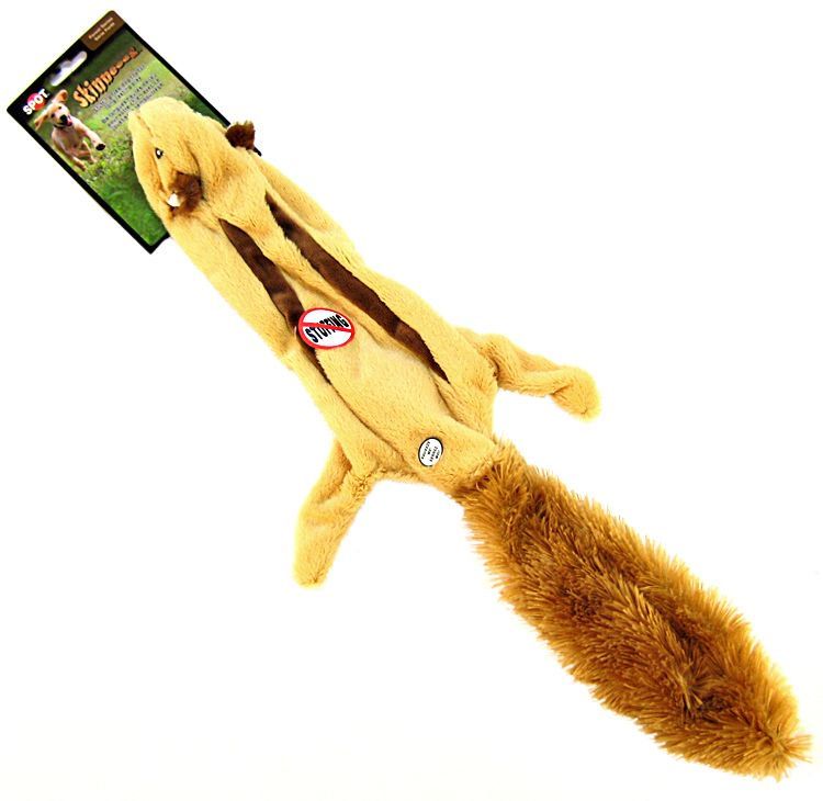 Spot Skinneeez Plush Flying Squirrel Dog Toy image 0
