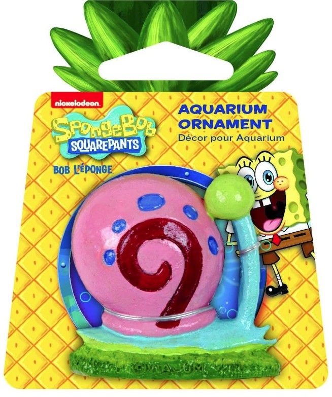 Spongebob Gary Aquarium Ornament image 0