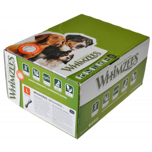Whimzees Brushzees Large Dental Treats - Bulk image 0