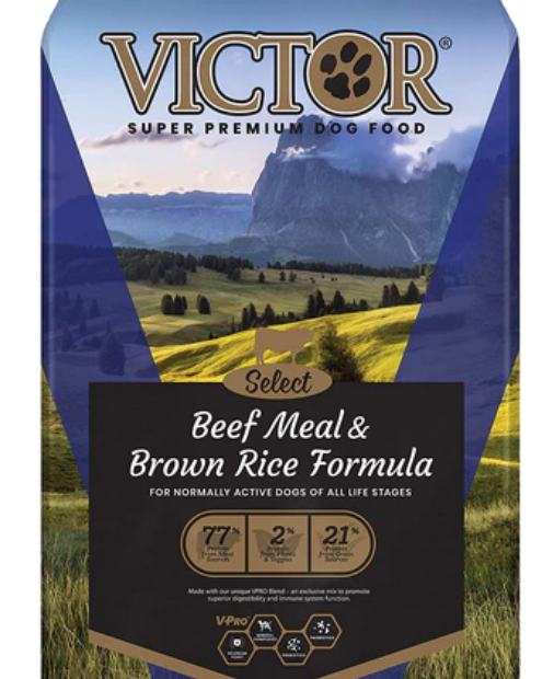 Victor Select Beef & Rice Formula Dry Dog Food image 0
