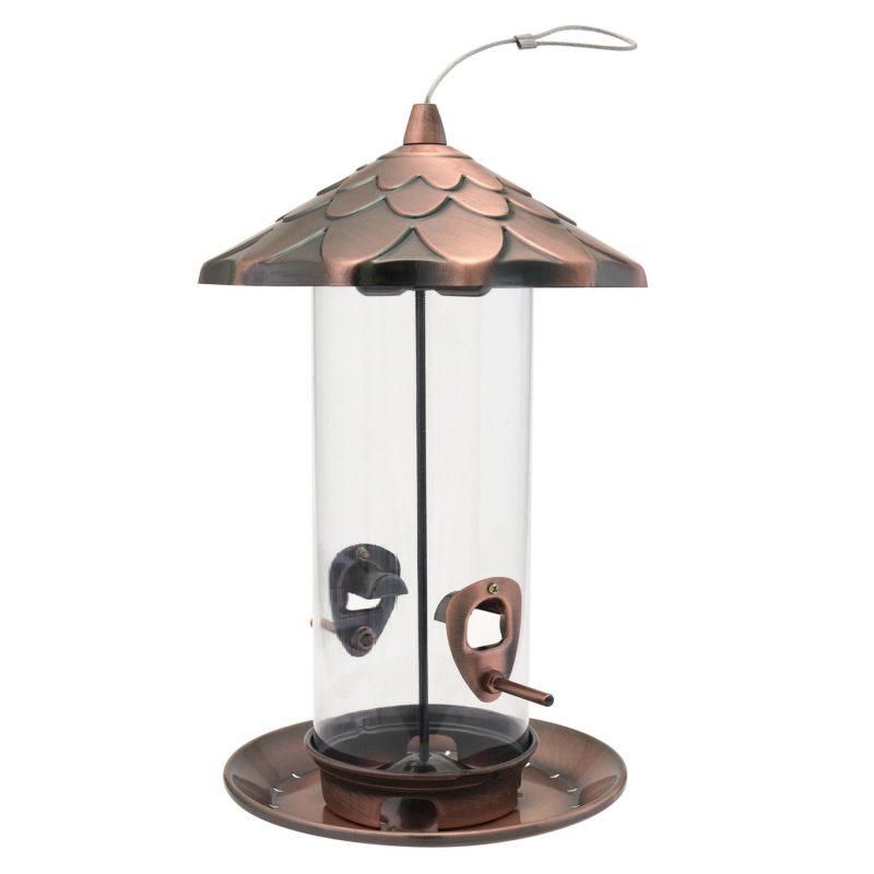 More Birds Copper Acorn Wild Bird Seed Feeder image 0