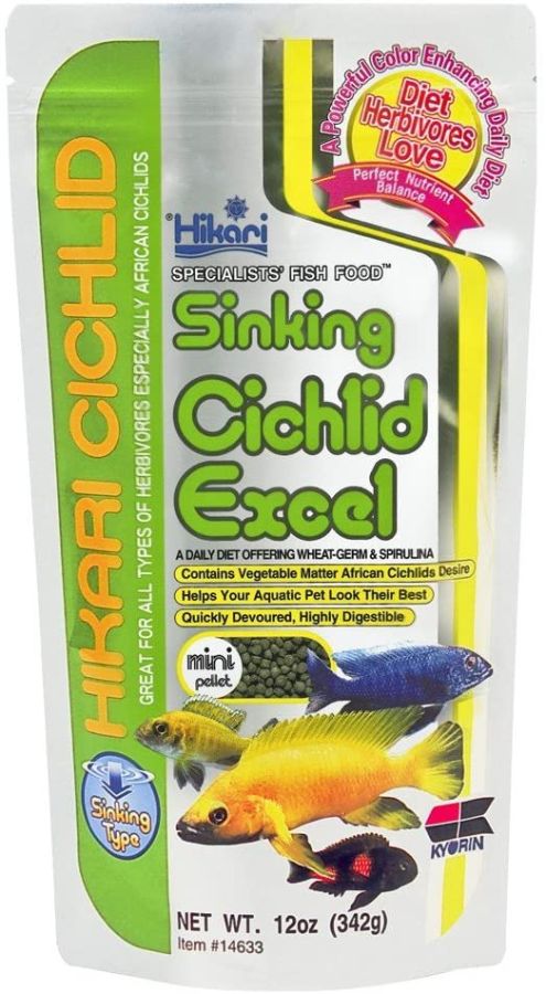 Hikari Cichlid Excel Sinking Fish Food - Mini Pellet image 0