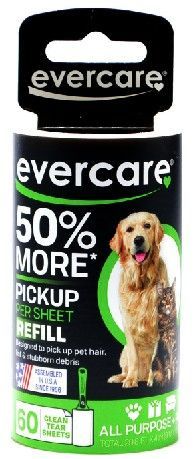 Evercare Pet Hair Adhesive Roller Refill Roll image 0