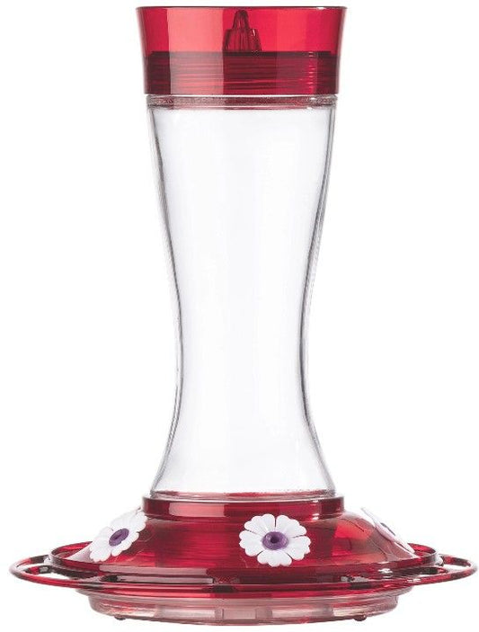 More Birds Garnet Glass Hummingbird Feeder image 0