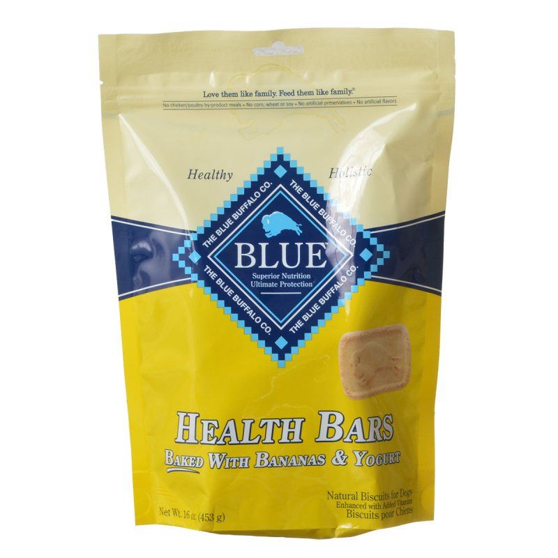 Blue Buffalo Health Bars Dog Biscuits - Baked with Bananas & Yogurt image 0
