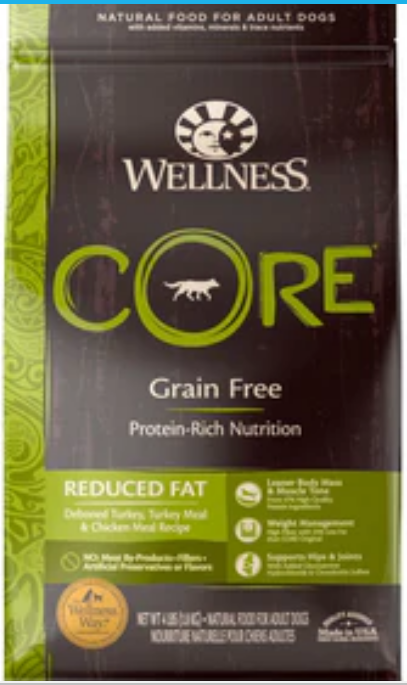 Wellness CORE Natural Grain Free Reduced Fat Weight Management Turkey & Chicken image 0