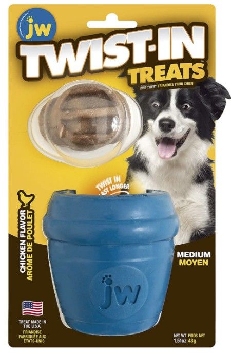 JW Pet Twist-In Treats Dog Toy Medium image 0
