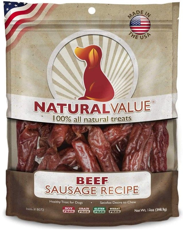 Loving Pets Natural Value Beef Sausages image 0