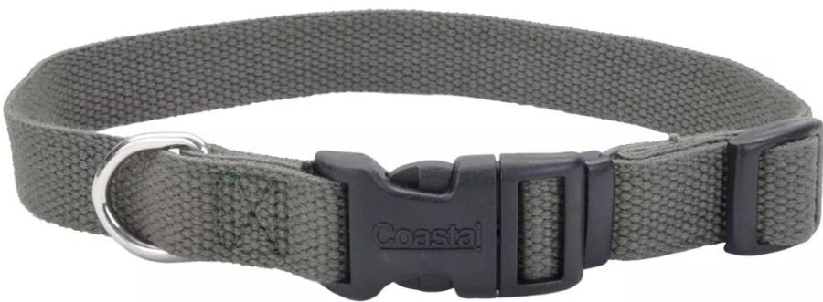 Coastal Pet New Earth Soy Adjustable Dog Collar Forest Green image 0