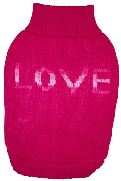 Fashion Pet True Love Dog Sweater Pink image 0