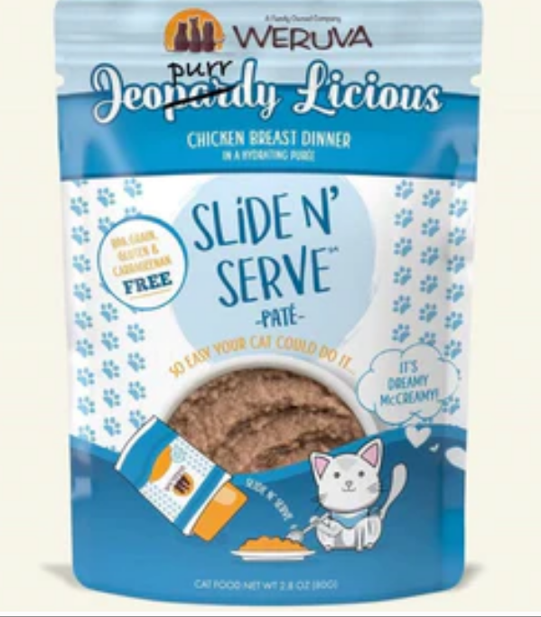 Weruva Slide and Serve Jeopurrdy Wet Cat Food - 2.8 Oz - Case of 12 image 0