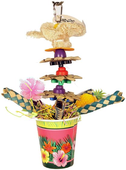 AE Cage Company Happy Beaks Tropical Punch Cocktail Bird Toy image 0