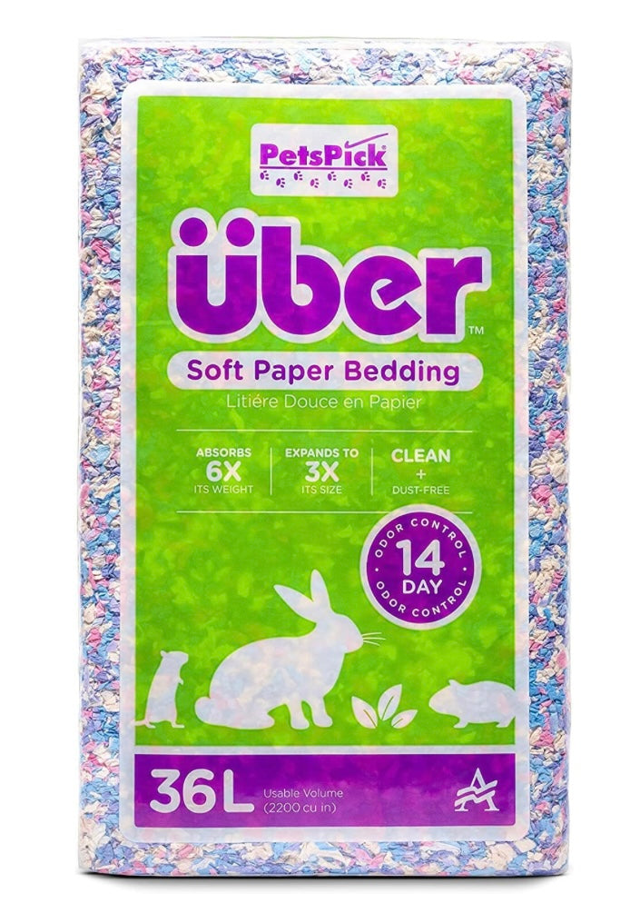 Uber Soft Paper Pet Bedding - Confetti - 36 L image 0