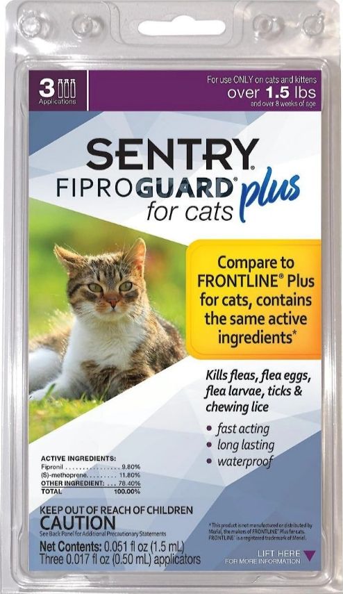 Sentry Fiproguard Plus for Cats & Kittens image 0