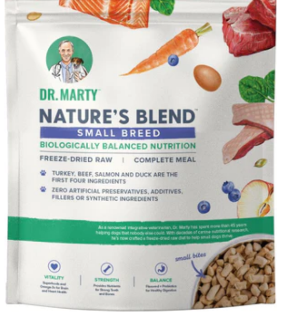 Dr. Marty Nature's Blend Small Breed Freeze Dried Raw Dog Food image 0