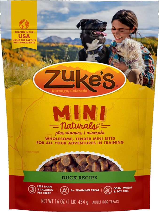 Zuke's Mini Naturals Moist Dog Treats - Delicious Duck Recipe image 0