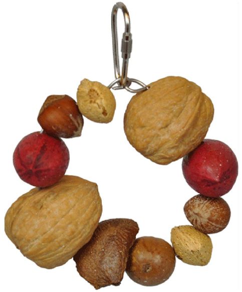 AE Cage Company Happy Beaks Deluxe Mixed Nut Ring Jr image 0