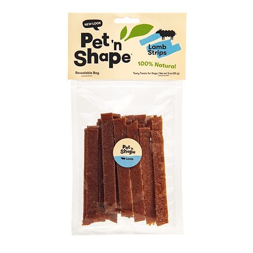Pet 'n Shape Lamb Strips Dog Treat image 0