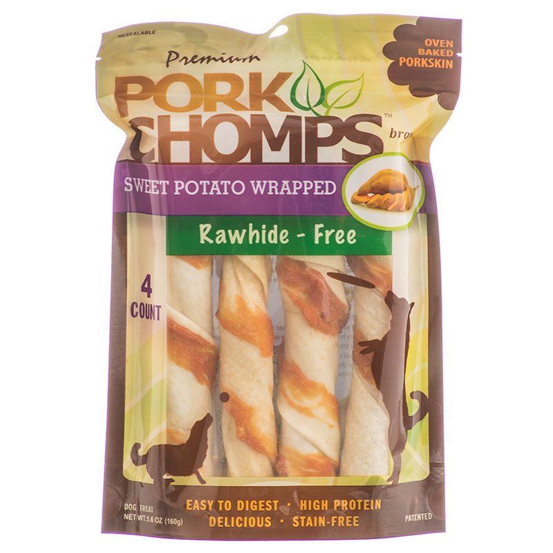 Pork Chomps Premium Pork Twistz - Sweet Potato image 0