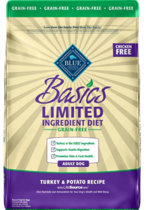 Blue Buffalo Basics Grain Free Adult Turkey and Potato Dry Dog Food image 0