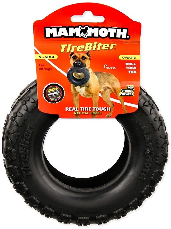 Mammoth TireBiter II Natural Rubber Dog Toy image 0