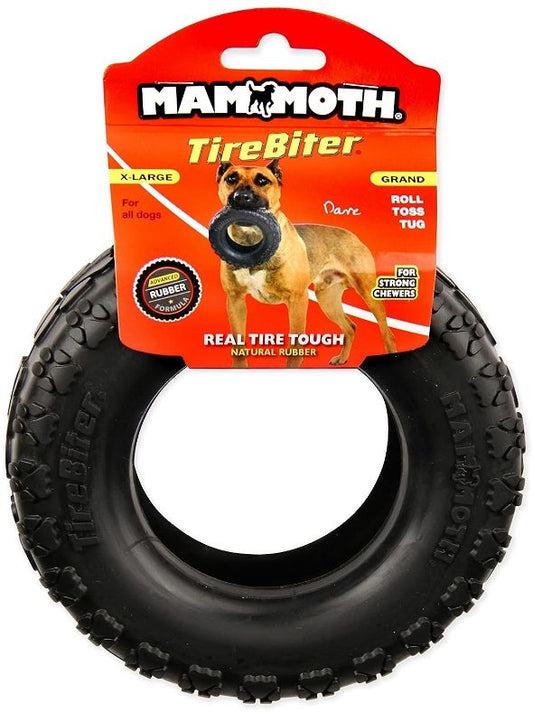 Mammoth TireBiter II Natural Rubber Dog Toy image 0