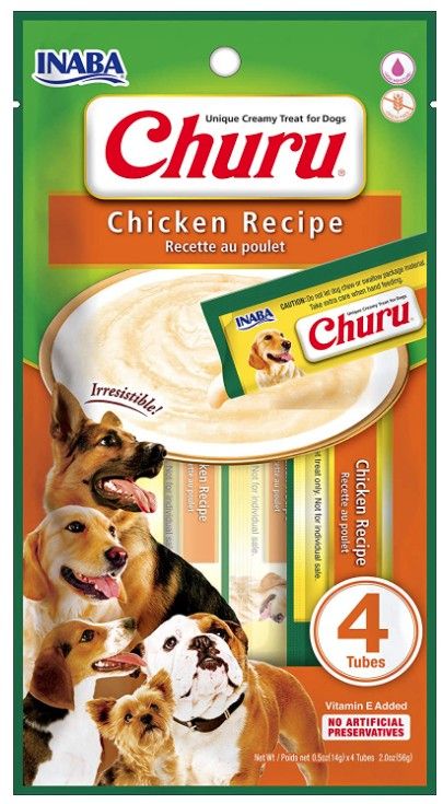 Inaba Churu Chicken Recipe Creamy Dog Treat image 0