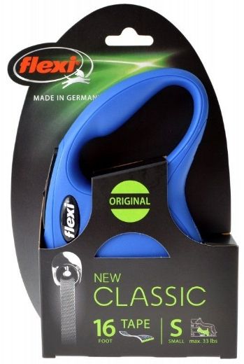 Flexi New Classic Retractable Tape Leash - Blue image 0