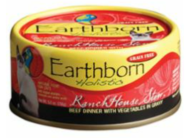 Earthborn Grain-Free Ranch House Stew Canned Cat Food - 5.5 Oz - Case of 24 image 0