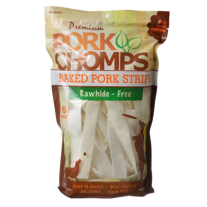 Premium Pork Chomps Baked Pork Strips image 0