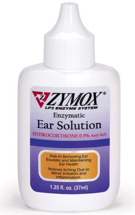 Zymox Enzymatic Ear Solution with Hydrocortisone for Dog and Cat image 0