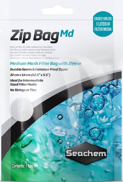 Seachem Medium Mesh Zip Bag image 0