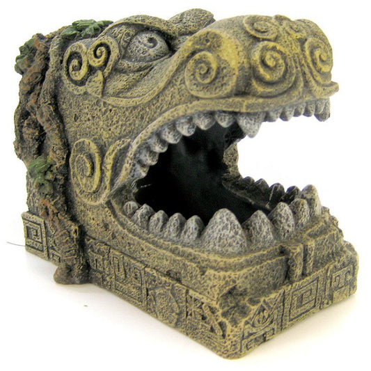 Blue Ribbon Serpent Head Tomb Ornament image 0
