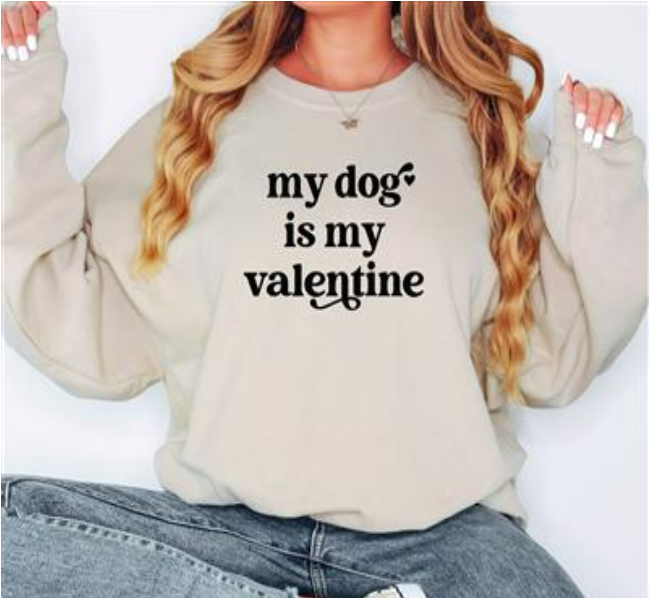 Valentine Sweatshirt Unisex Crew Neck image 3