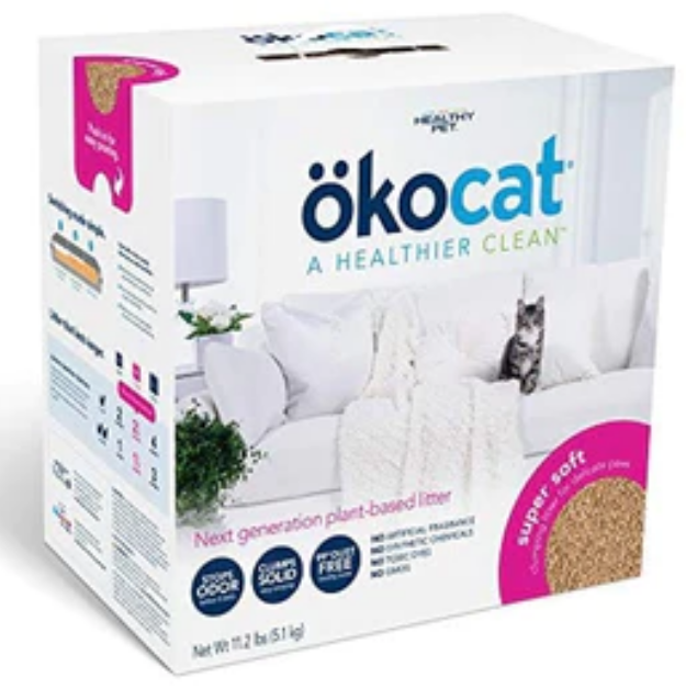 Okocat Super Soft Clumping Wood Cat Litter image 2