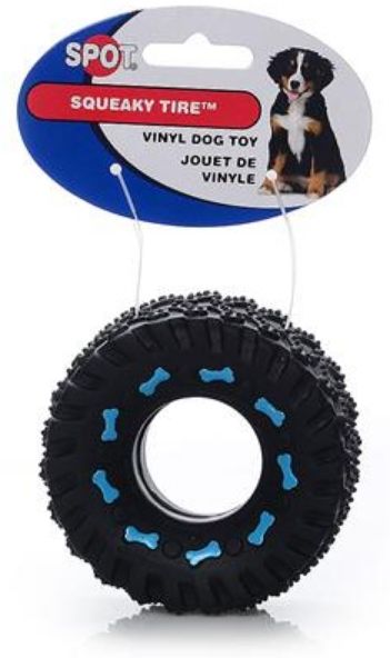 Spot Squeaky Vinyl Tire Dog Toy image 0