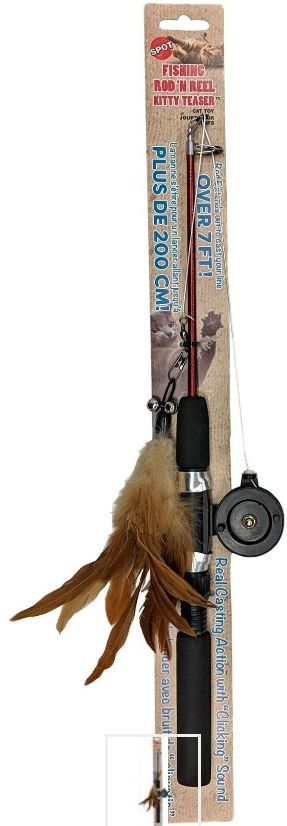 Fieldcrest Farms Rod N Reel Cat Teaser Wand image 0