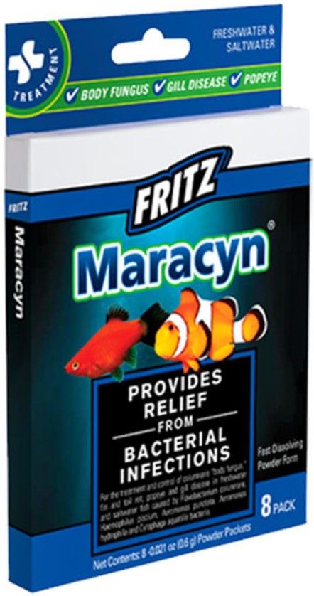 Fritz Maracyn Bacterial Treatment Powder for Freshwater and Saltwater Aquariums image 0