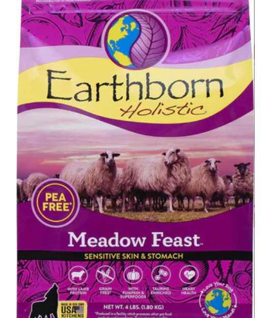 Earthborn Grain-Free Meadow Feast Dry Dog Food - 4 lbs image 0