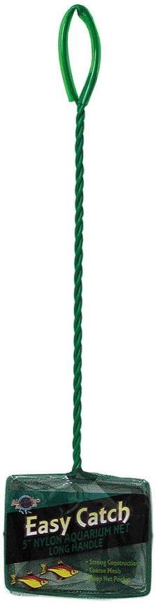 Blue Ribbon Pet Easy Catch Coarse Nylon Aquarium Net with Extra Long Handle image 0